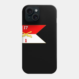 1st Squadron, 17th Cavalry Guidon Phone Case