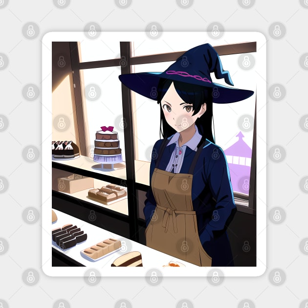 Bakery Witch Magnet by Manzo Carey