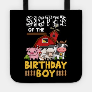 Cow Sister Birthday Family Matching Mothers Day Boy Girls Farm Tote