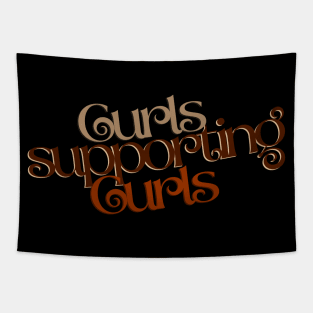 Curls Supporting Curls v4 Tapestry