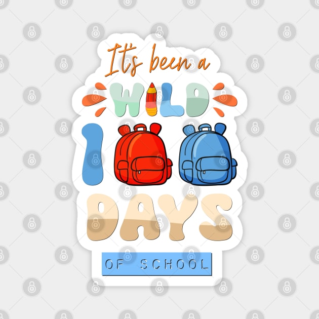 Colorful 100th Day Of School Magnet by Yourfavshop600