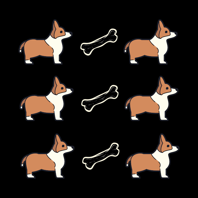 Pembroke Welsh Corgi Dog Breed Pattern by Maful