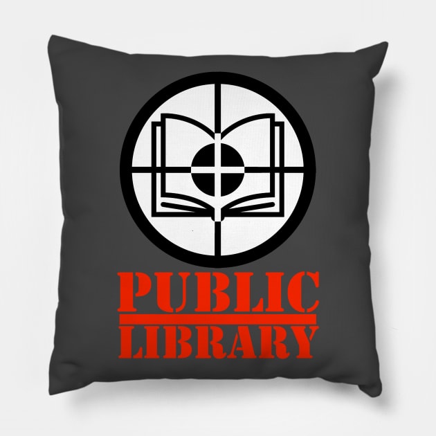 Public Library Pillow by zombill