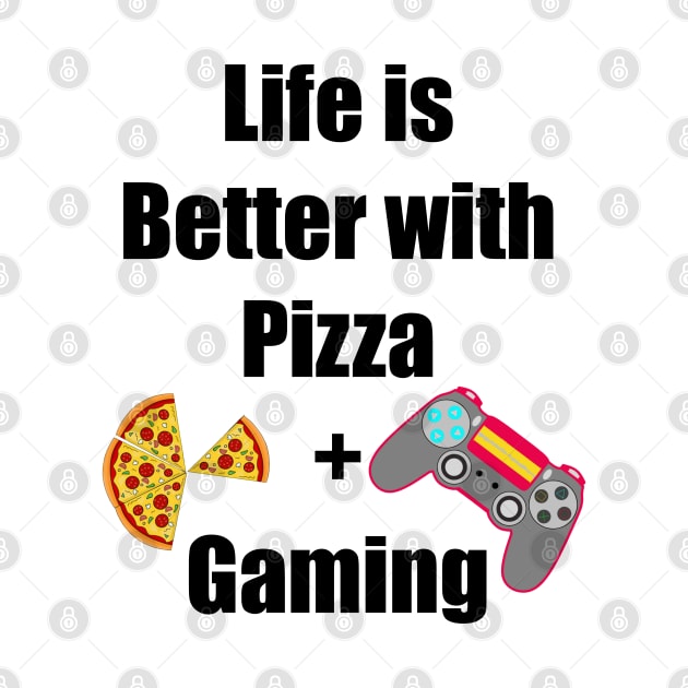 Pizza and Gaming is my life by PlanetMonkey