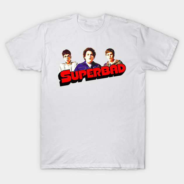 superbad train scene t shirt
