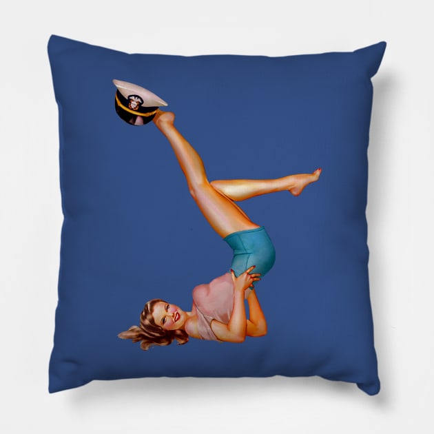 Pin Up- Upside Down Pillow by Bootyfreeze