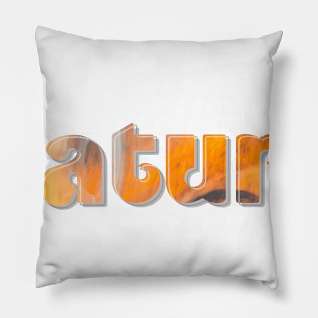 Saturn Pillow by afternoontees