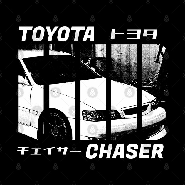 TOYOTA CHASER JZX100 Black 'N White 3 (Black Version) by Cero