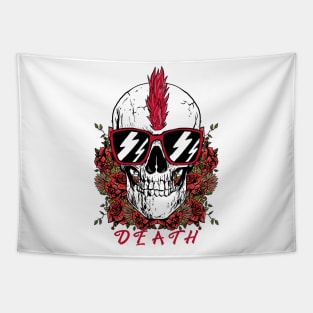 Death Rose Punk Tapestry