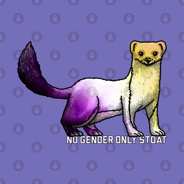 No Gender Only Stoat by Art by Veya