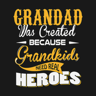 Grandad - Real hero T-Shirt