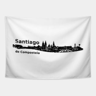 Santiago de Compostela City - World Cities Series by 9BH Tapestry