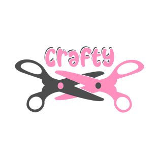 Scissors Crafty Lesbian T-Shirt