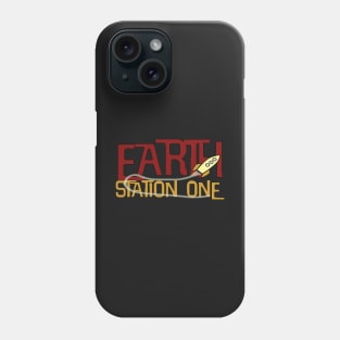 Earth Station One Rocket Ship Phone Case