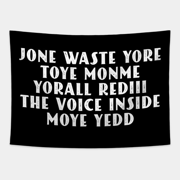 JONE WASTE YORE Funny I Miss You Jone Waste Yore Toye Monme Tapestry by DesignergiftsCie