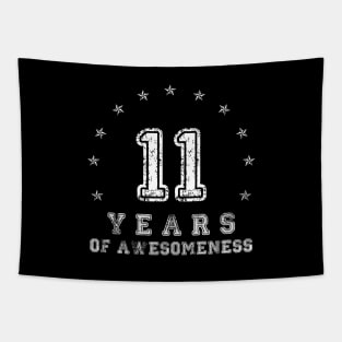 Vintage 11 years of awesomeness Tapestry