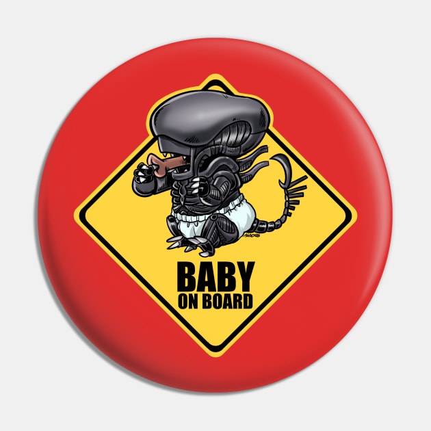 Baby on board Pin by Albo