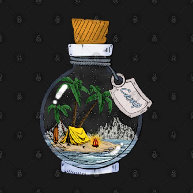 Campground in a Bottle by Lavender Celeste