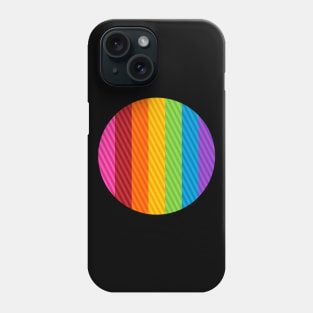 Round Rainbow Phone Case