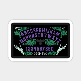 Ouija B Blackedout Magnet