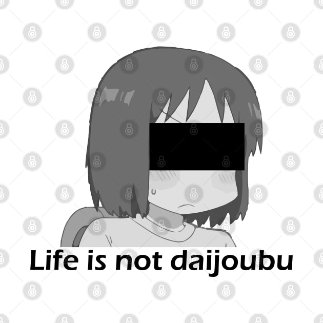 Shinonome Nano - Life is not daijoubu - series 1 - black by FOGSJ