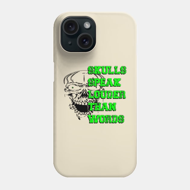 Silent Proclamation: The Language of Skulls for men and women Phone Case by Mirak-store 