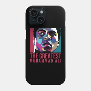 The Greatest Muhammad Ali in WPAP Phone Case