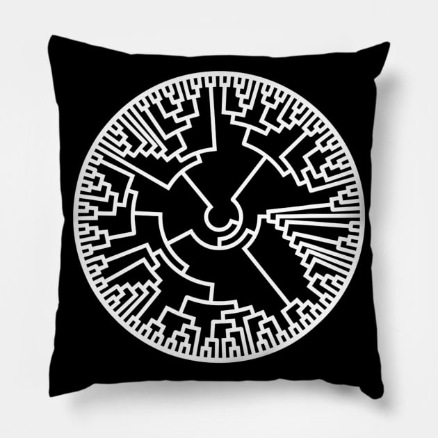 Biologist Phylogenetic Tree Evolution Teacher Biology Pillow by agustinbosman