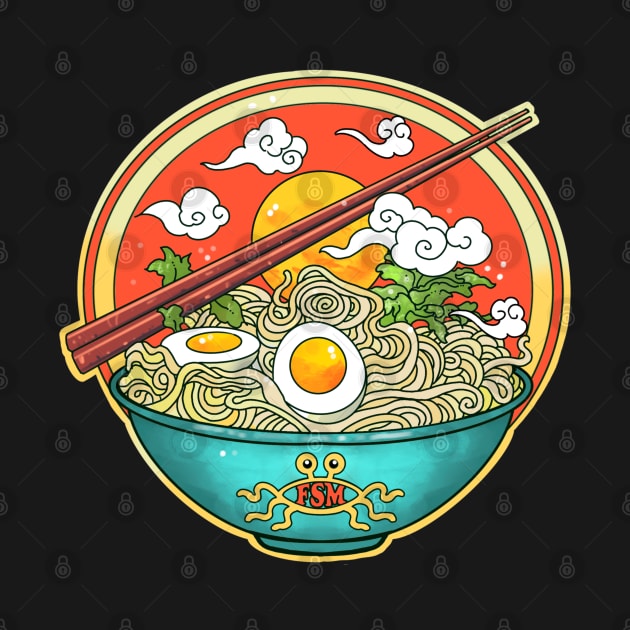 Pastafarian ramen noodles by weilertsen