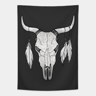 Southwestern Bull Skull Tapestry