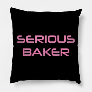 Serious Baker Pillow