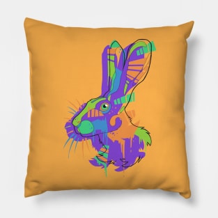 Color Outside the Lines - Rabbit Pillow