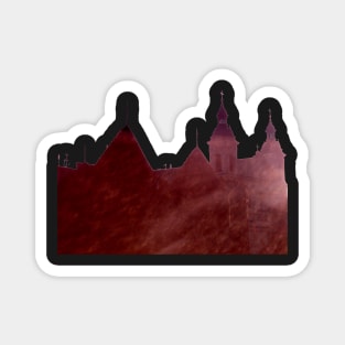 Polish Church Silhouette Magnet