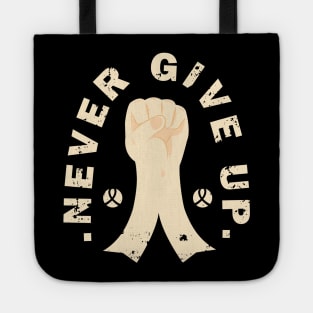 NEVER GIVE UP Tote