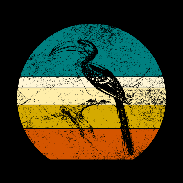 Vintage retro exotic bird by Inyourdesigns