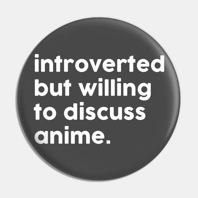 Introverted Pin by JadeTees
