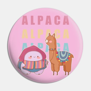 Lovely Alpaca Pin