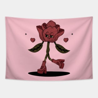 retro flower Tapestry