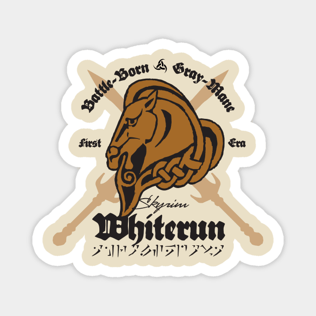 Whiterun Magnet by MindsparkCreative