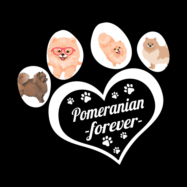 Pomeranian forever by TeesCircle