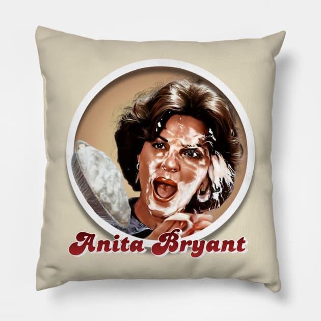 Anita Bryant Pillow by Zbornak Designs