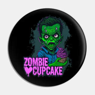 Zombie Cupcake Pin