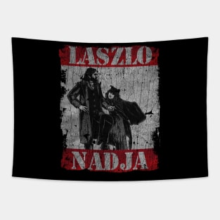 TEXTURE ART - Laszlo and Nadja Bat Tapestry