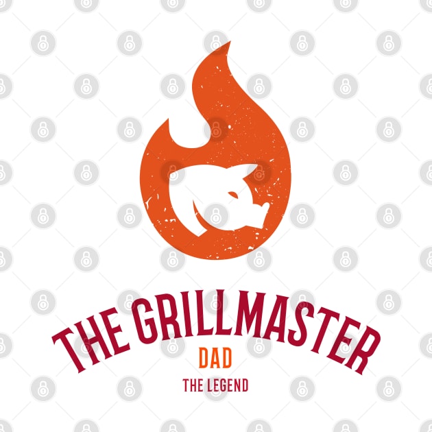 The Dad, The Grillmaster, The Legend by All About Nerds