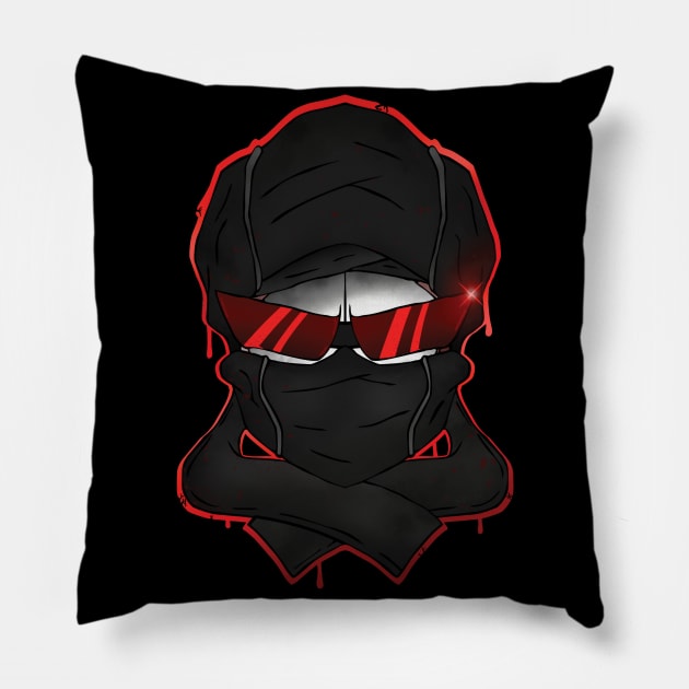 fnf madness combat hank graffiti Pillow by Renovich