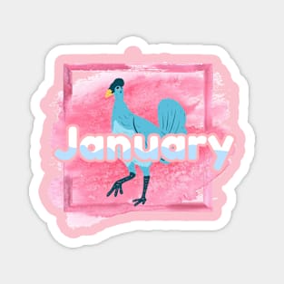 January's Splendor Magnet