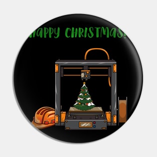 3D Printer #5 Christmas Edition Pin