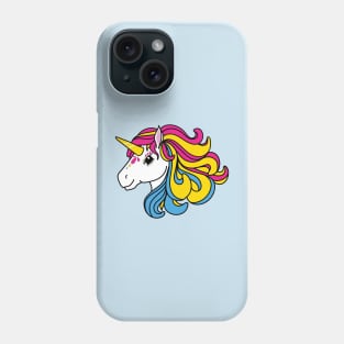 Rainbow Unicorn, Pansexual Pride Phone Case