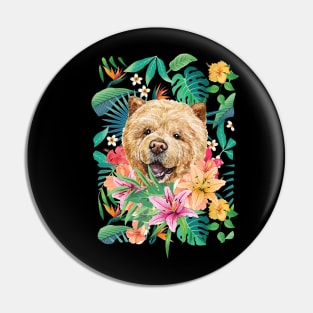 Tropical Cinnamon Chow Chow Puppy 2 Pin