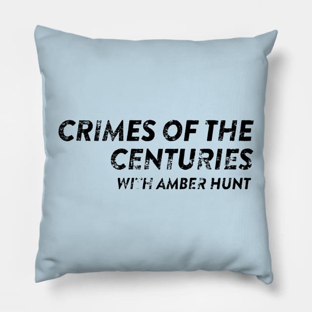 Crimes of the Centuries Distressed Xerox Logo Pillow by ReporterAmber